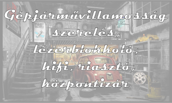 autóvillamossági szerelő